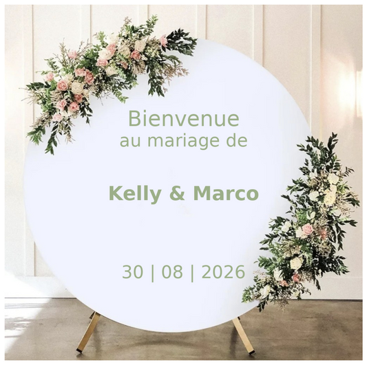 Stickers thermocollant pour back drop