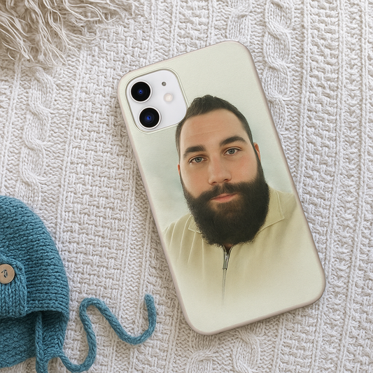Coque de téléphone silicone personnalisée avec votre photo