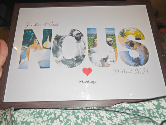 CADRE PHOTO A4 (A IMPRIMER PAR MAIL)